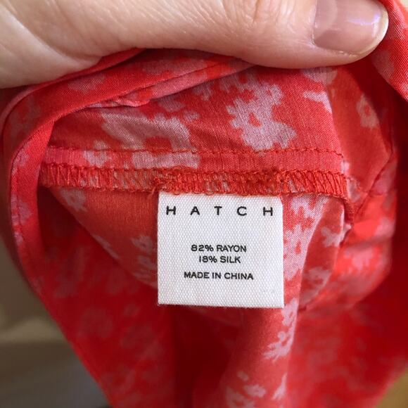 Hatch The Briana Floral Maternity Silk Midi Dress - Picture 6 of 13